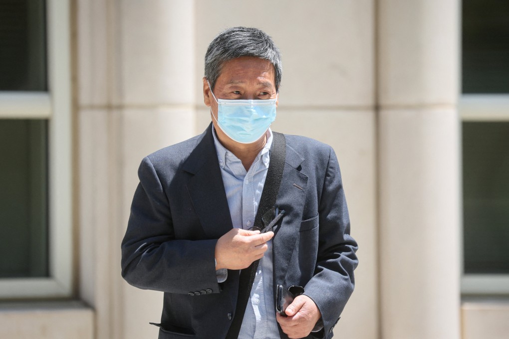 Zhu Yong exits the Brooklyn federal courthouse during a break from his trial in May. Photo: Reuters