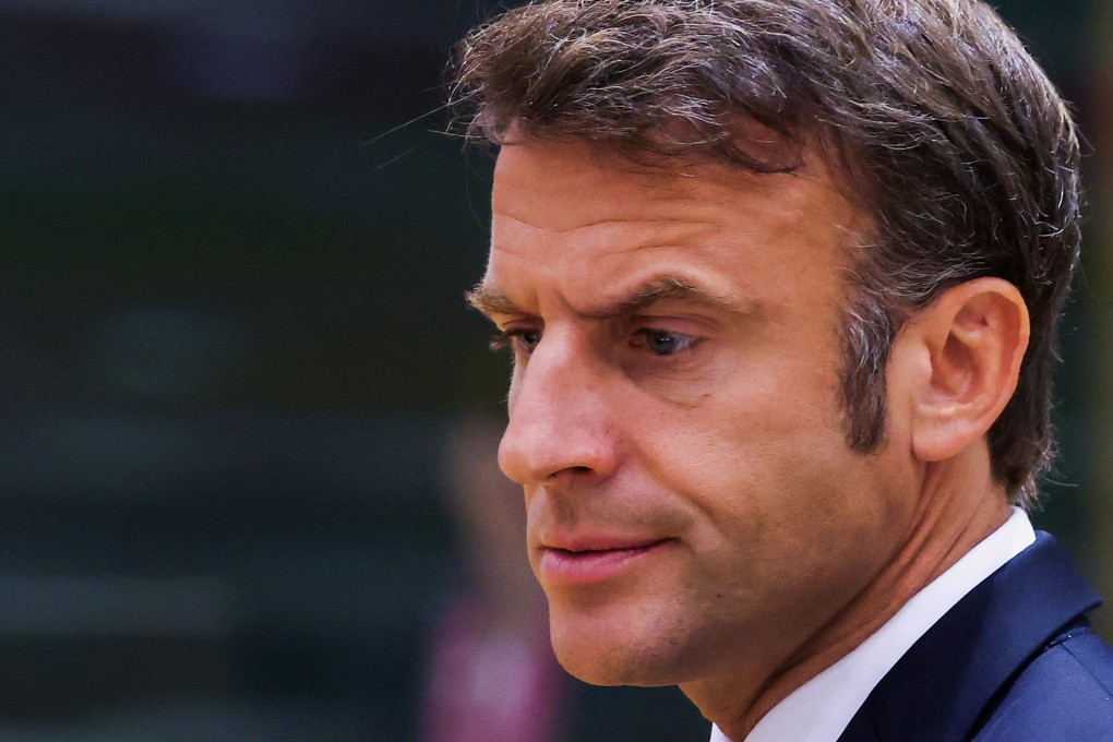 French President Emmanuel Macron has been forced to cancel a state visit to Germany over the riots. Photo: Reuters