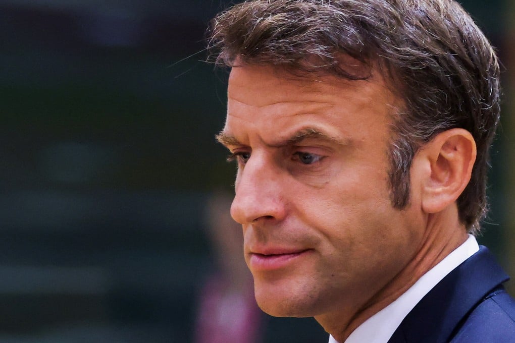 French President Emmanuel Macron has been forced to cancel a state visit to Germany over the riots. Photo: Reuters