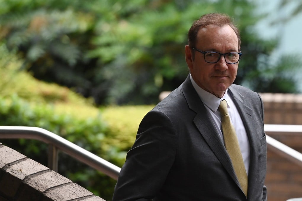 US actor Kevin Spacey leaves Southwark Crown Court in London, Britain on Friday. Photo: EPA-EFE