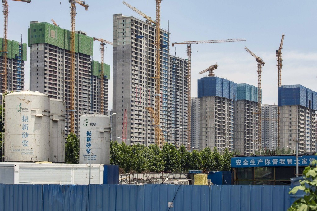 Residential buildings under construction in Zhengzhou, Henan province, China, on June 7, 2023. Photo: Bloomberg