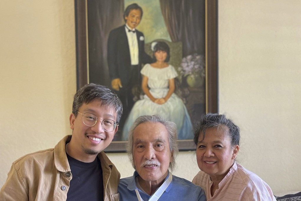 Disney lead animator Justin Pichetrungsi  (left) with his parents. He helped out at their restaurant Anajak Thai when his father was sick, and has turned it into one of the most popular in Los Angeles. Photo: Instagram/anajakthaifood
