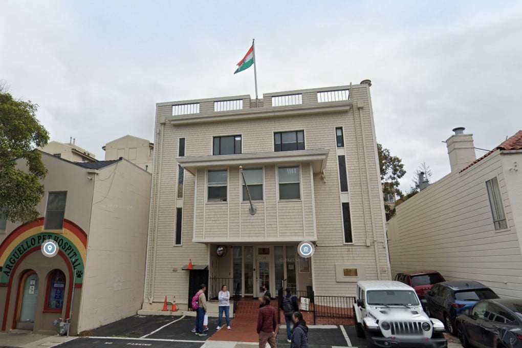 The Indian Consulate in San Francisco that Sikh separatists are said to have tried to set on fire. Photo: Google