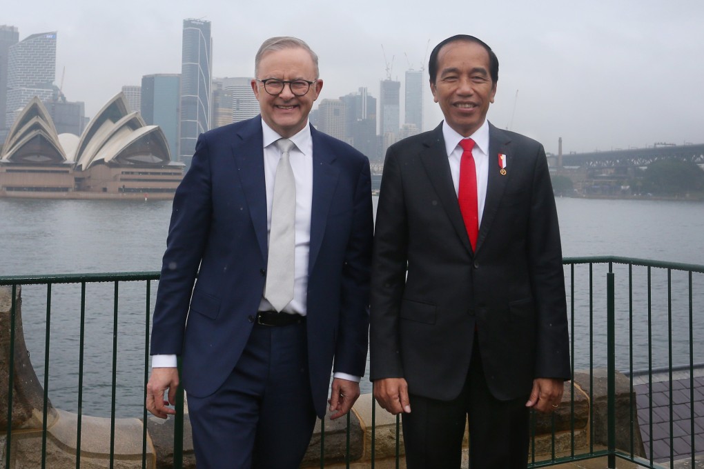 Australian Prime Minister Anthony Albanese, left, and Indonesian President Joko Widodo agreed on a series of green investment deals. Photo: Pool/dpa