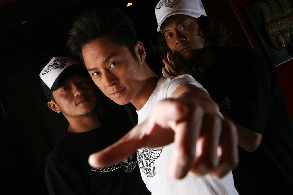 (From left) Edmond So Chi-wai, Remus Choy Yat-kit and Calvin Choy Yat-chi of the Cantopop group Grasshopper at an interview with the Post in 2006. The boy band, formed in 1985, are still performing today. Photo: SCMP