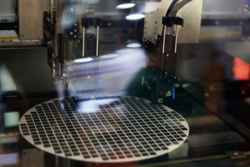 Semiconductor equipment is displayed at the American Tec booth during Semicon China, a trade fair for the semiconductor industry, in Shanghai on June 29. China and the United States continue to ramp up restrictions on each other in their ongoing tech war, with China’s restrictions on rare earth exports the latest move. Photo: Reuters