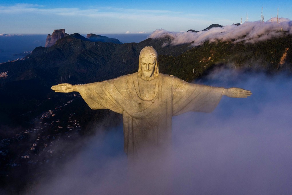 The Christ the Redeemer statue in Rio de Janeiro, Brazil, has been dubbed the most dangerous wonder of the world thanks to the spate of muggings - some at gunpoint - of hikers making their way up to the statue. Photo: AFP