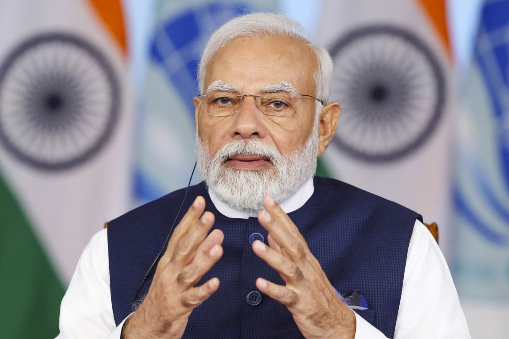 India’s leader used the Shanghai Cooperation Organisation summit to press for more cooperation against regional terrorism. Photo: EPA-EFE