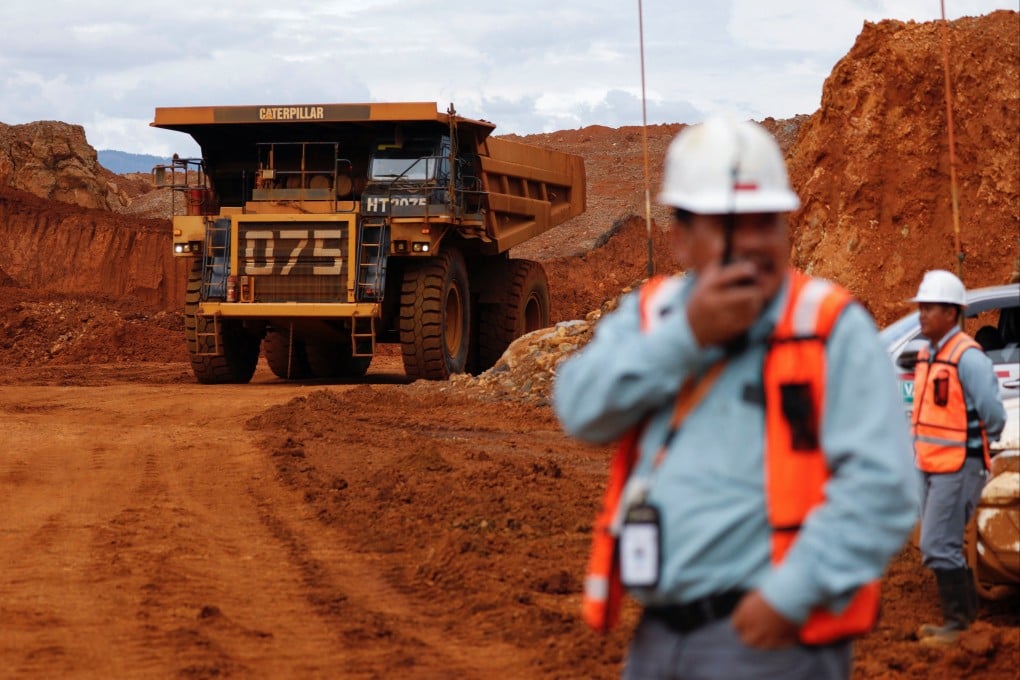 A dump truck loads raw nickel ore at a nickel mining site in South Sulawesi province, Indonesia. Photo: Reuters
