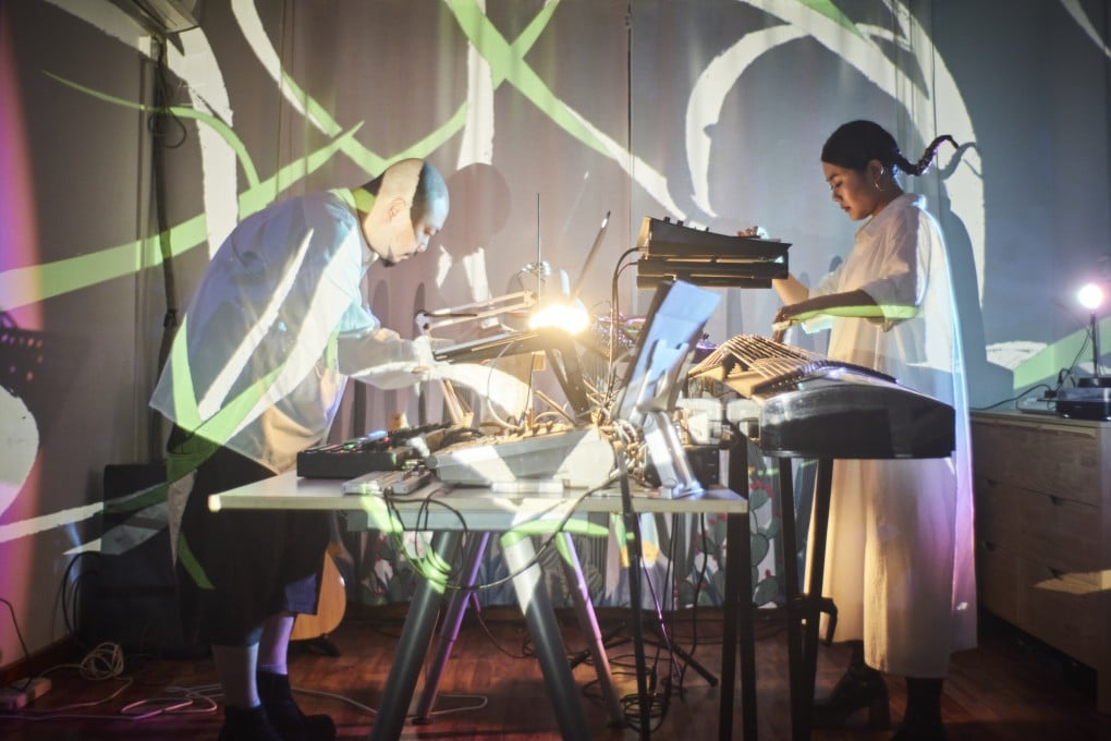 Chinese avant-garde musicians such as Wang Meng (above, left) and guzheng player Yu Miao (above, right) are blending classical instruments into modern soundscapes. Photo: Wang Meng and Yu Miao