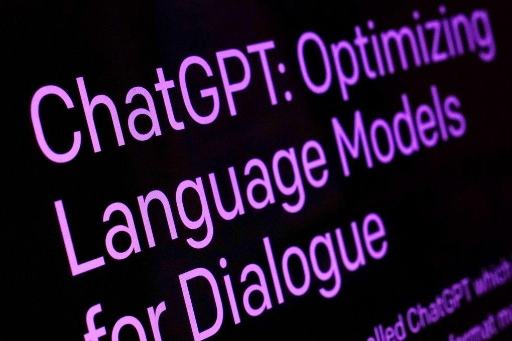 Text from the ChatGPT page of the OpenAI website is shown in this photo taken Feb. 2, 2023. Photo: AP