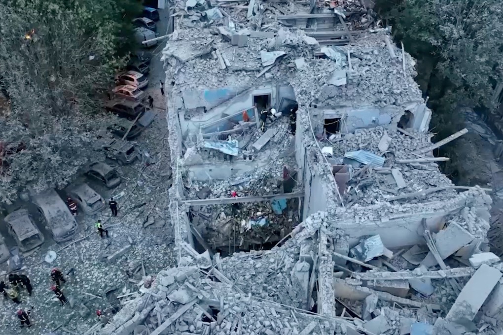 At least four civilians have died in Ukraine’s city of Lviv during
a Russian missile strike at night. Photo: Reuters