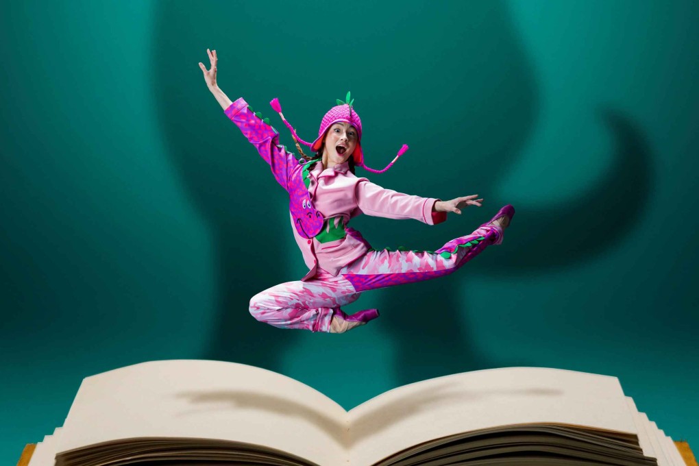 A scene from “Sam and her Amazing Book of Dinosaurs”. The Hong Kong Ballet’s new production leans into digital technology to bring its story to life. Photo: Hong Kong Ballet