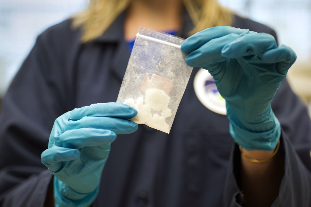 A bag of fentanyl which was seized in a drug raid. China on Friday insisted it is up to the US to “create necessary conditions” for anti-drugs cooperation. Photo: AP