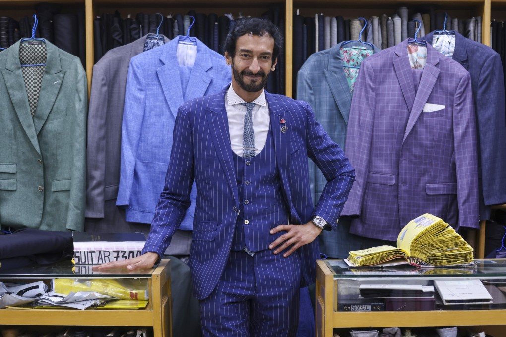 Roshan Melwani of Sam’s Tailor in Tsim Sha Tsui, Hong Kong, has made suits for  A-list celebrities and is now enjoying TikTok success with videos that share his love of suits with a young audience. Photo: Jonathan Wong