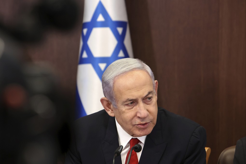 Israel’s Prime Minister Benjamin Netanyahu in Jerusalem, Israel on Sunday. Photo: Pool Photo via AP