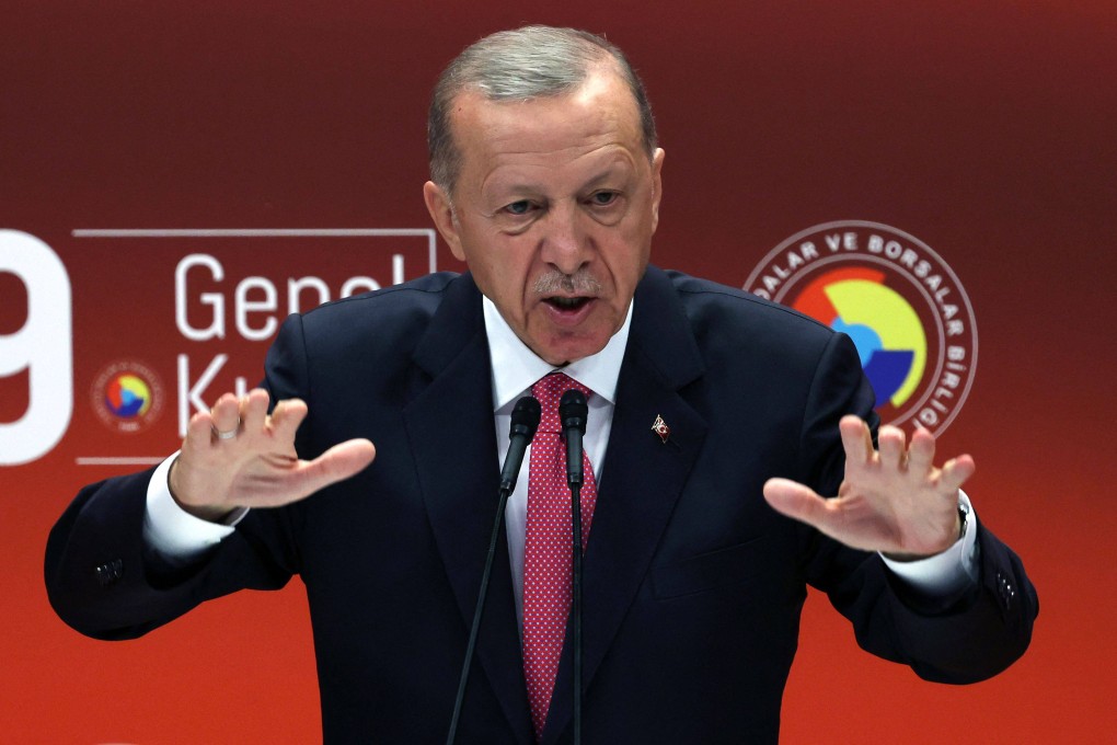 In a surprise change of tack, President Erdogan has linked Ankara’s approval of Sweden’s Nato bid to Turkey finally joining the EU. Photo: AFP
