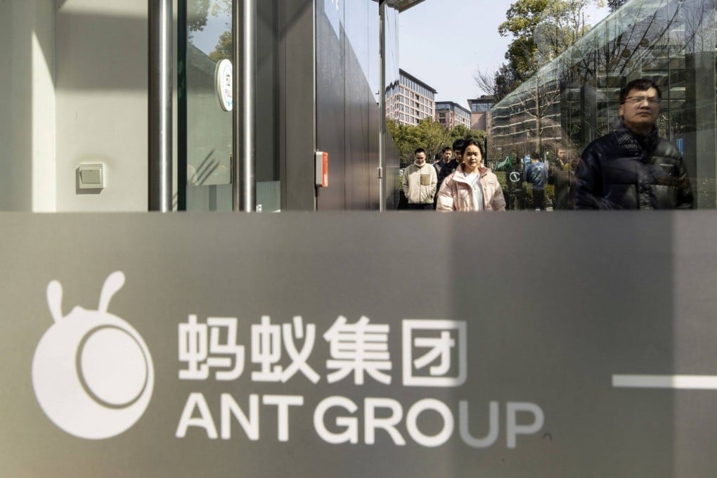 Signage at the Ant Group headquarters in Hangzhou, China, February 20, 2023. Photo: Bloomberg