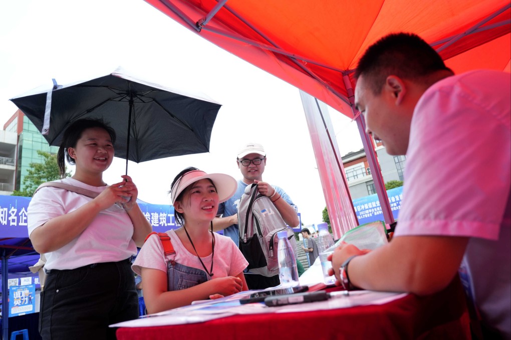 China’s youth unemployment rate hit a new high in May and is expected to rise further in July and August as 11.58 million university graduates pressure the job market. Photo: Xinhua