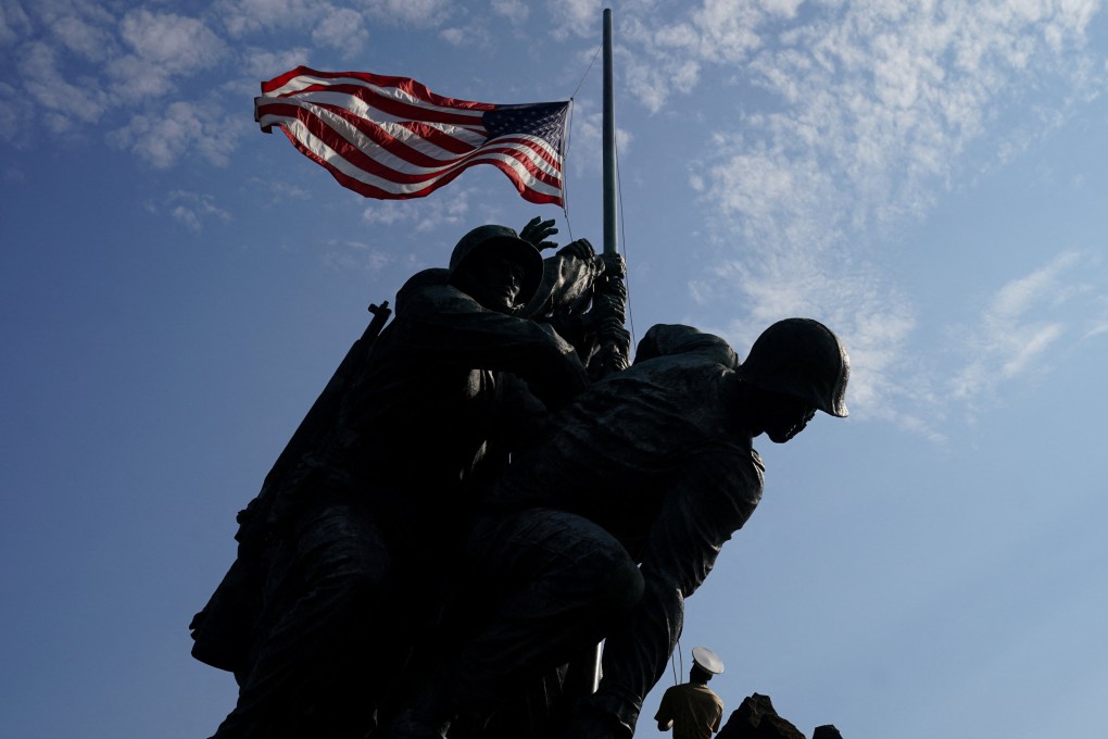 The Marine Corp War Memorial, also known as the Iwo Jima Memorial, in Arlington, Virginia. Photo: Reuters