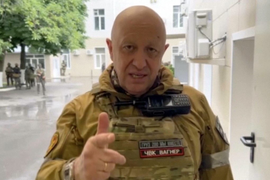 Yevgeny Prigozhin in Rostov-on-Don, Russia on June 24. Photo: Prigozhin Press Service via AP