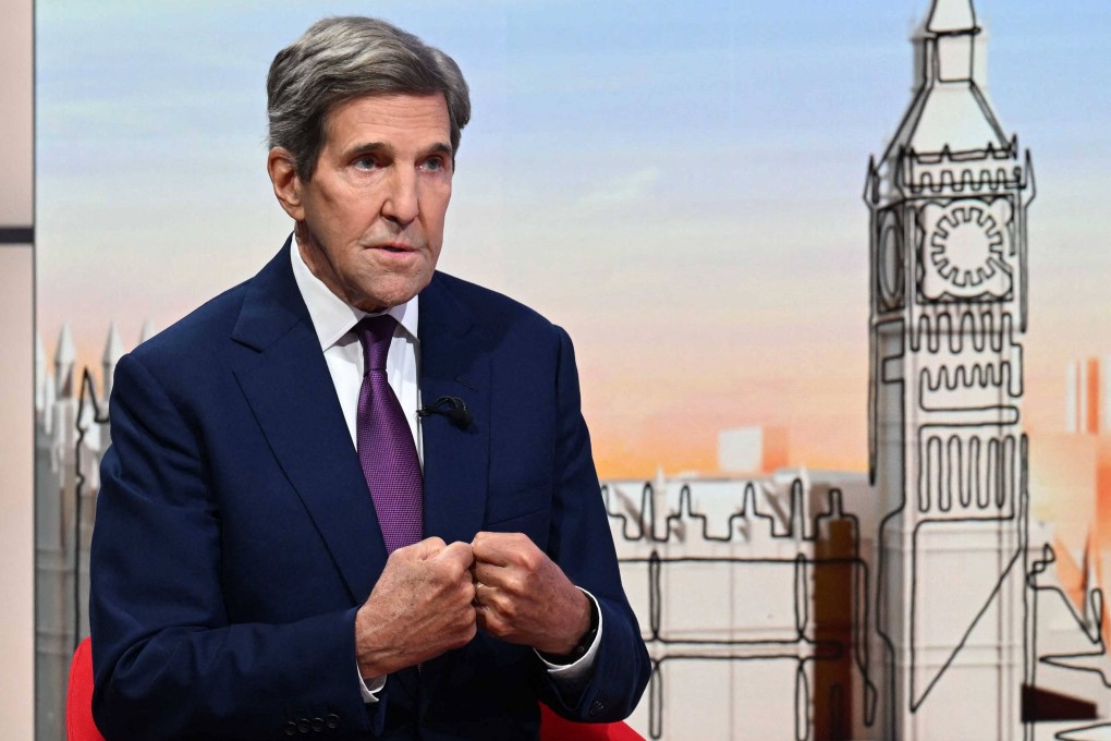 US climate envoy John Kerry is travelling to China on Monday. Photo: Jeff Overs / BBC / AFP