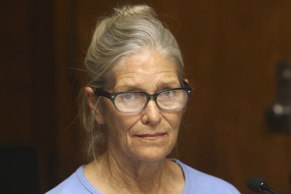 Leslie Van Houten at the California Institution for Women in 2017. Van Houten has been released from prison after serving 53 years for her role in the infamous Manson family murders in 1969. Photo: Los Angeles Daily News via AP