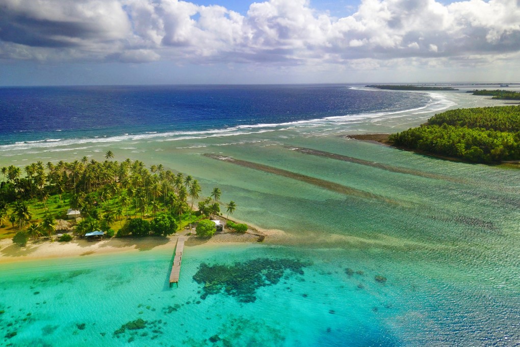 A tropical atoll in the Marshall Islands. Photo: Shutterstock