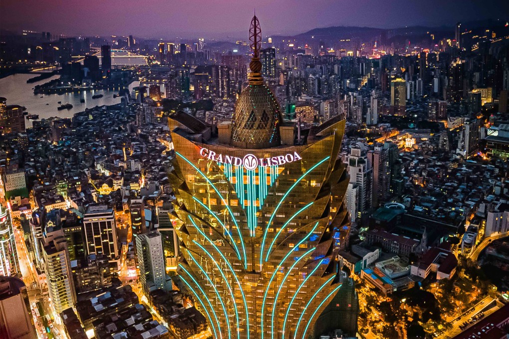 Aerial view of the Grand Lisboa Macau. Photo: Handout