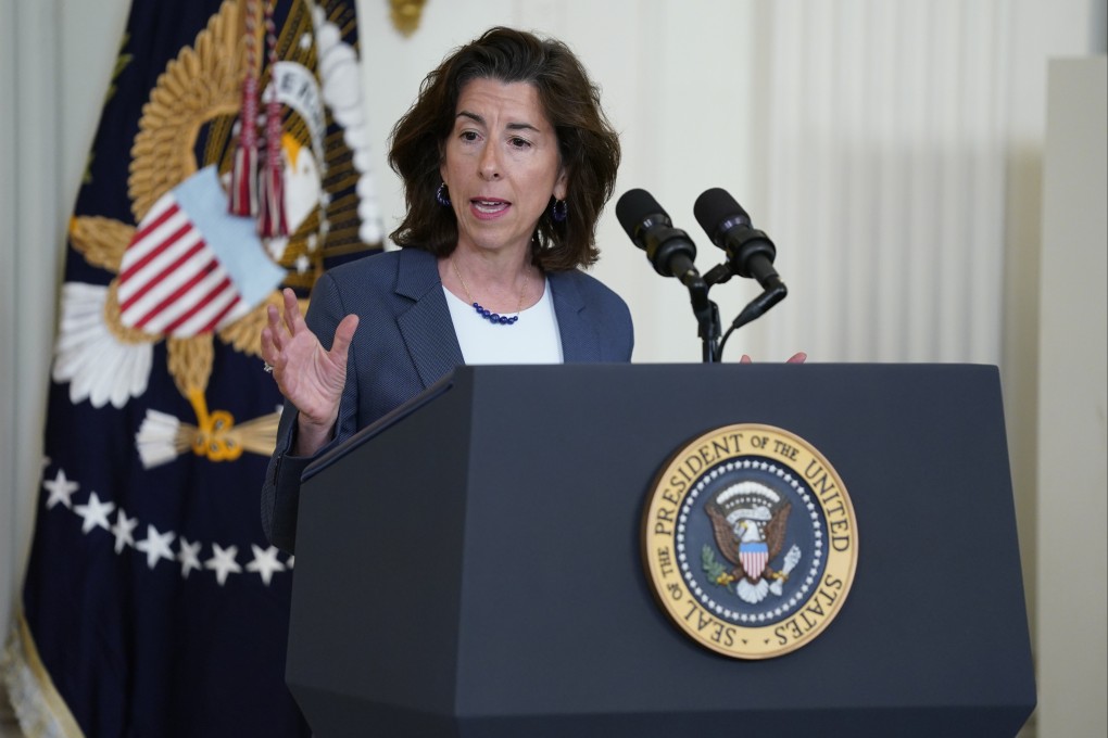 Ministry of Commerce spokeswoman Shu Jueting also confirmed on Thursday that China is open to a visit by the US Secretary of Commerce Gina Raimondo. Photo: AP