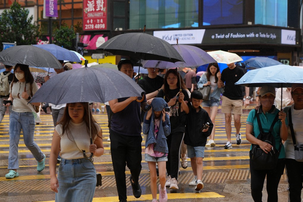 While the weekend is expected to bring extreme heat, strong winds and showers will converge on the city from Sunday. Photo: Sam Tsang