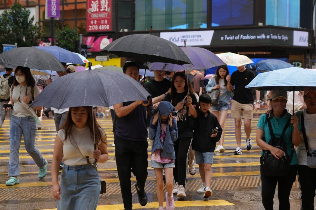 While the weekend is expected to bring extreme heat, strong winds and showers will converge on the city from Sunday. Photo: Sam Tsang
