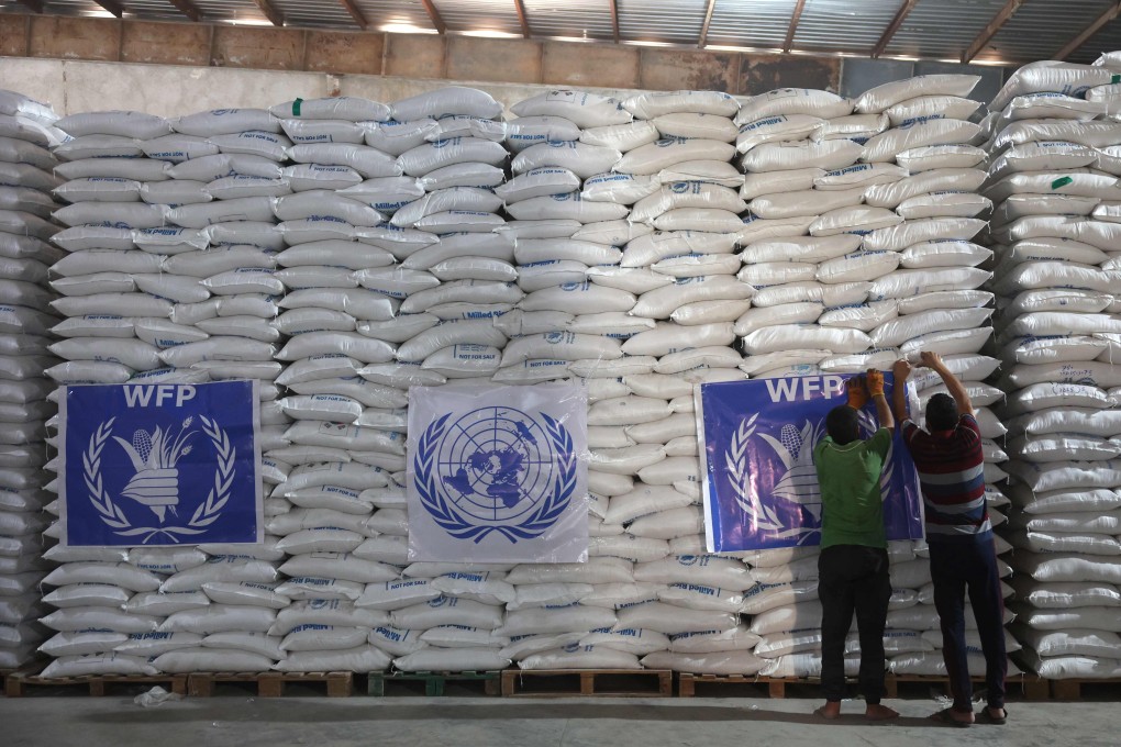 The operation has been delivering aid including food, medicine and shelter to Syrians since 2014. Photo: AFP