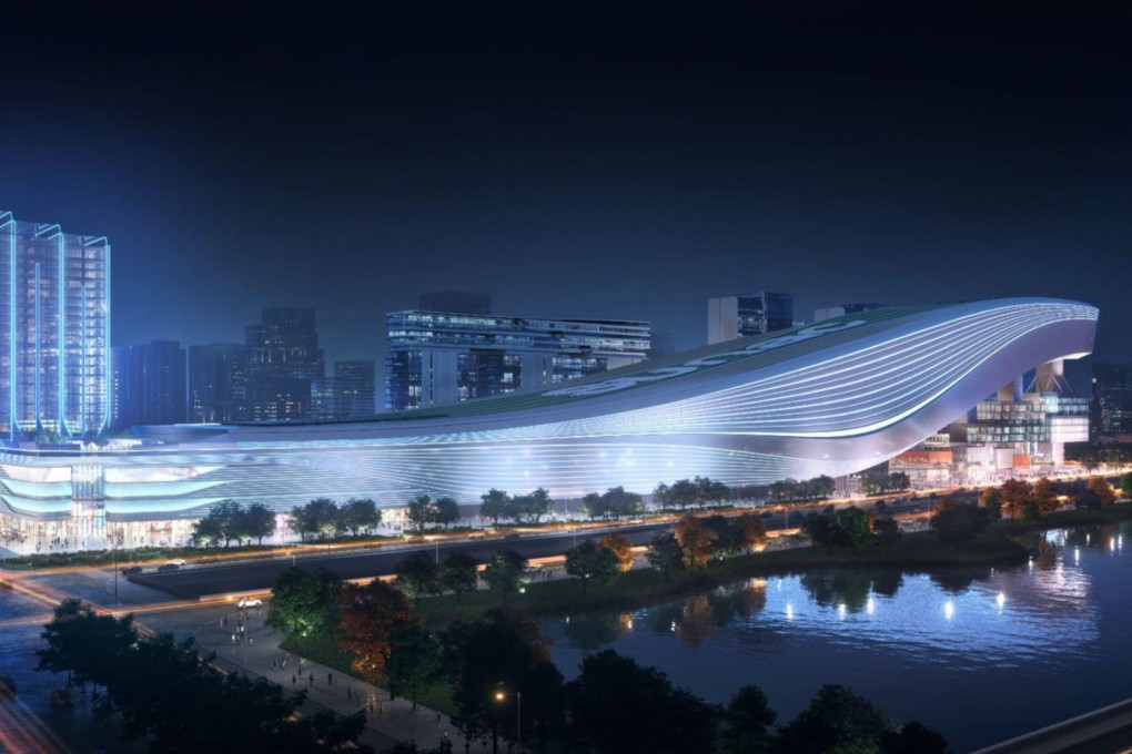 An artist’s illustration of Ice and Snow World by Zhuhai Huafa Group, due to be ready in November 2025. Photo: Handout