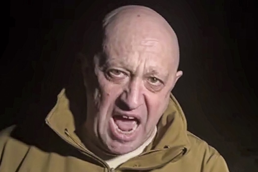 Wagner Group chief Yevgeny Prigozhin appears at an unknown location in a video released in May. Photo: Prigozhin Press Service via AP