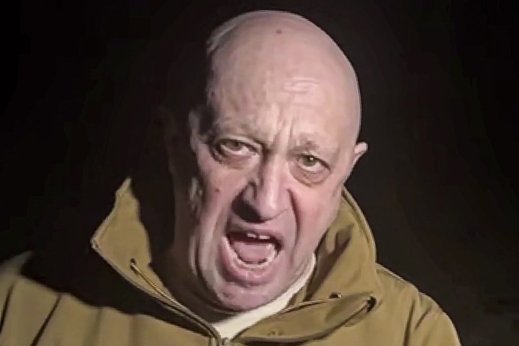 Wagner Group chief Yevgeny Prigozhin appears at an unknown location in a video released in May. Photo: Prigozhin Press Service via AP