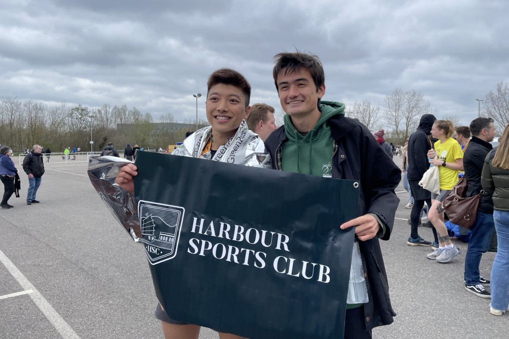 Harbour Sports Club, a UK non-profit set up by Hongkongers, offers support for new migrants through running and training together. Above: co-founder Michael Ng (left) and coach Hideo Harry Loasby. Photo: Harbour Sports Club