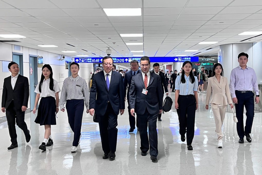 Students and academics from mainland China arrive in Taiwan on Saturday for a nine-day visit. Photo: CNA