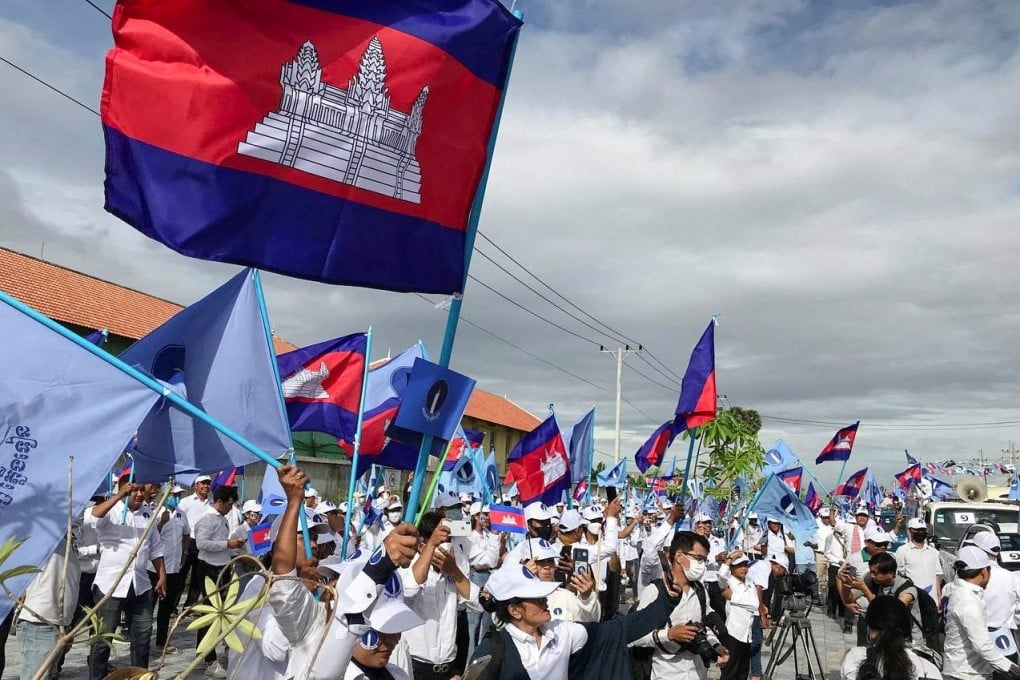 Supporters of Cambodia’s opposition Candlelight Party in Phnom Penh. Photo: Reuters