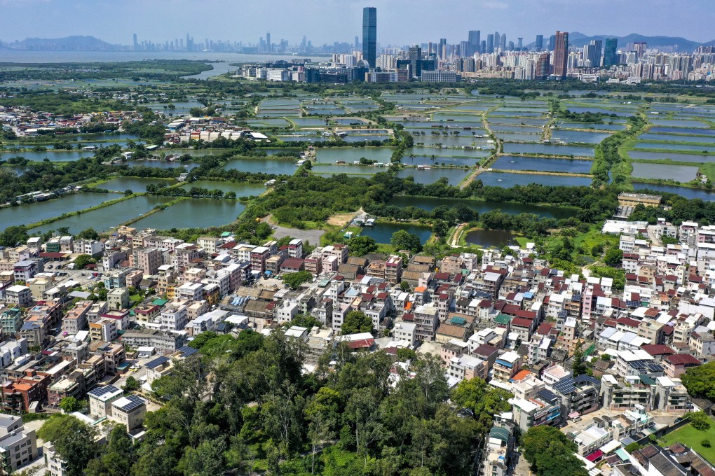 An aerial view of the San Tin area in the New Territories, the proposed site of new housing development and an innovation and technology hub. The San Tin Technopole is part of Hong Kong’s push to promote itself as a global innovator and a key part of China’s technological development. Photo: Winson Wong