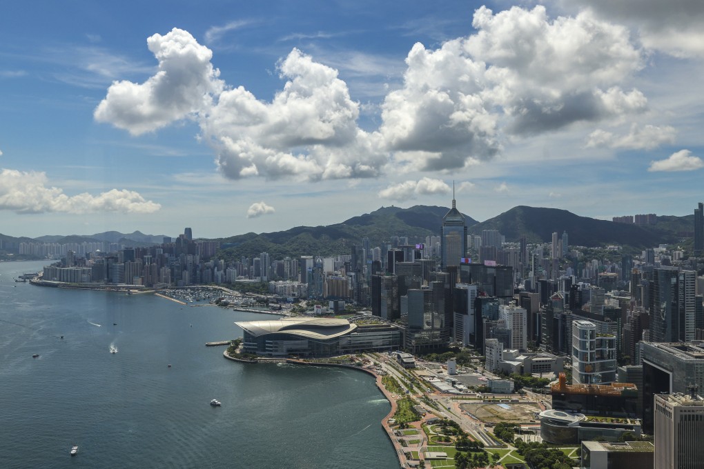 A view of Victoria Harbour and Wan Chai on July 14, 2023. Photo: Edmond So