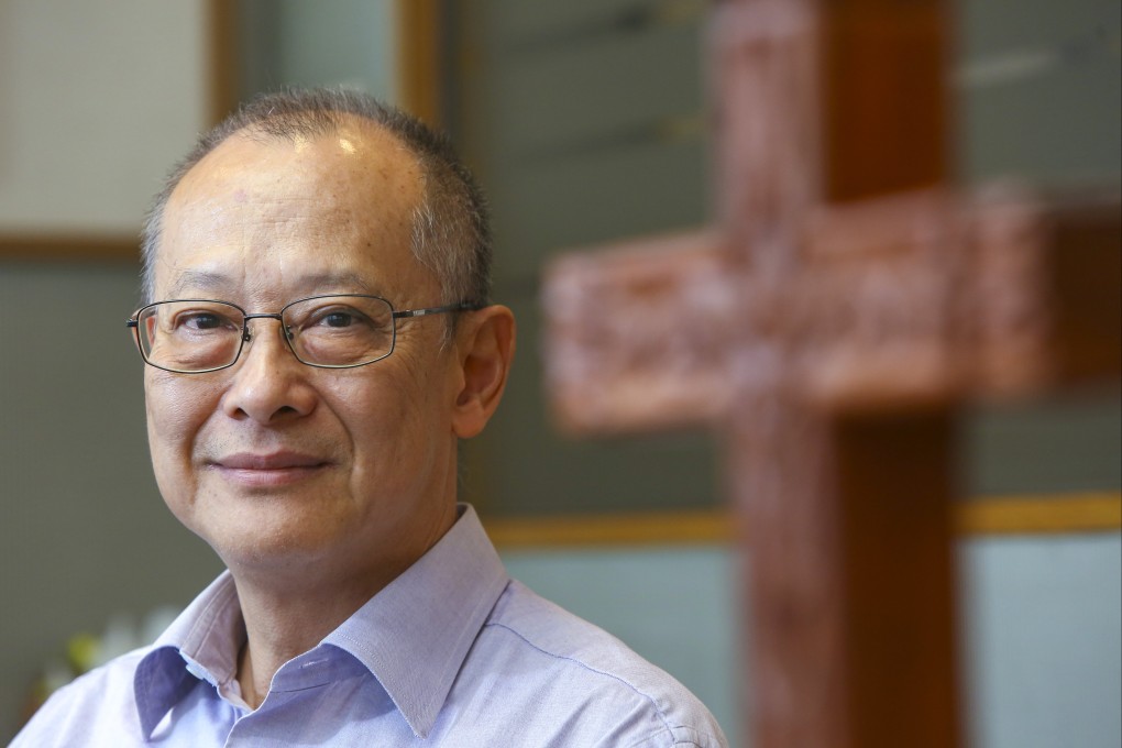 Reverend Yuen Tin-yau in 2015. He joined the Methodist Church in 1978 and served as its president from 2012 to 2015, before retiring in 2016. Photo: Edmond So