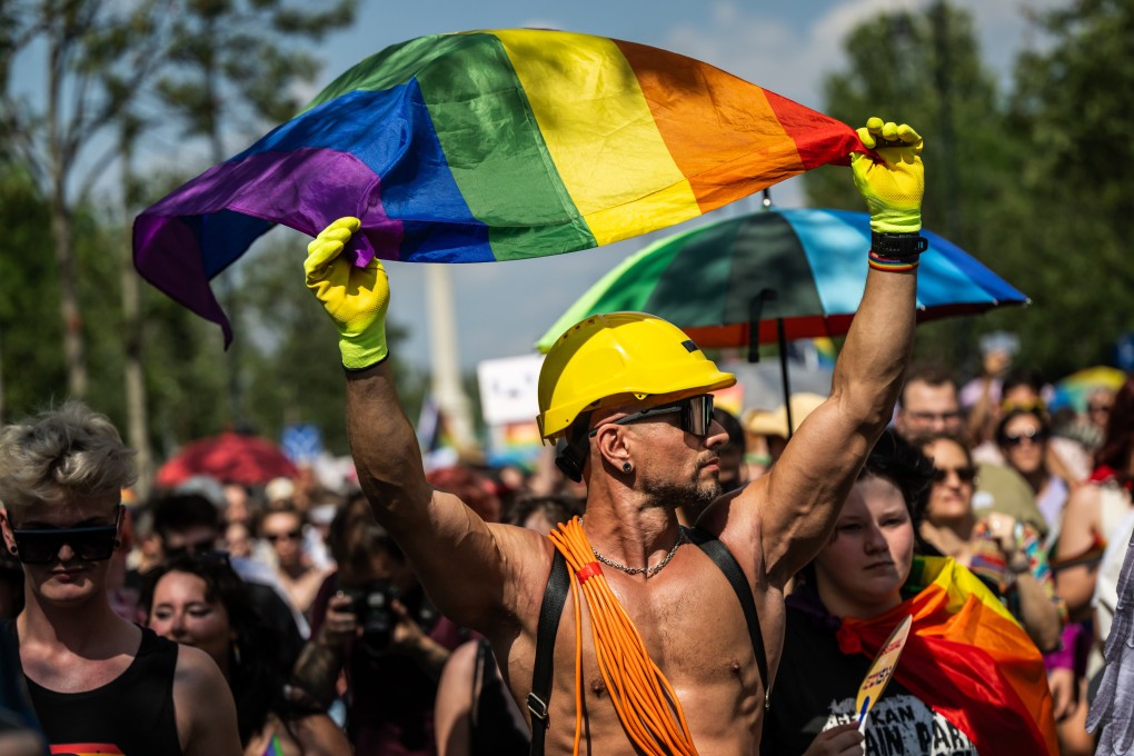 Tens of thousands of Hungarians took part in the Pride parade in Budapest on Saturday. Photo: dpa