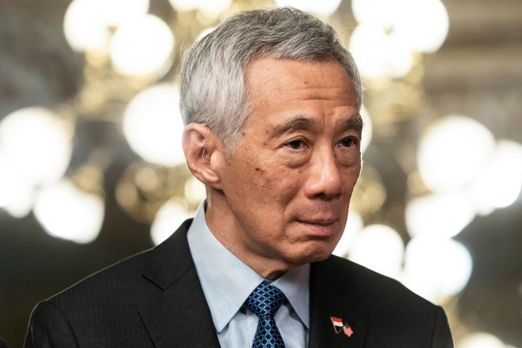 PM Lee Hsien Loong said he had learned about the relationship in 2020. Photo: Bloomberg
