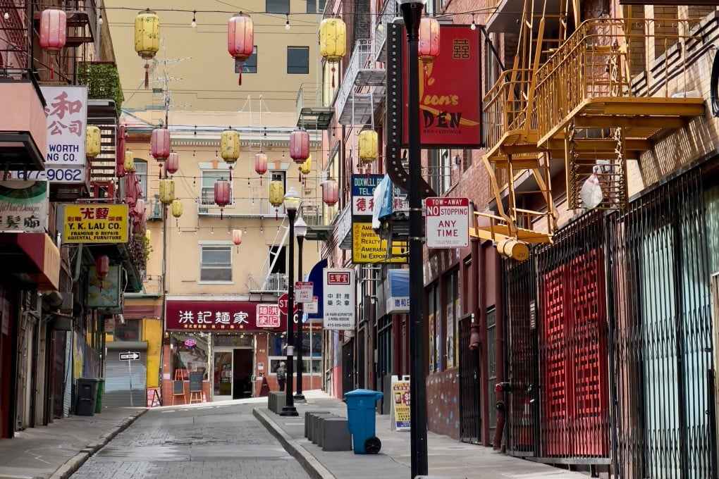 In San Francisco’s Chinatown, the Chinese signage fails to hide the essential Americana, producing a result that’s neither Chinese nor American. At the same time, it is reinventing itself through art and cuisine. Photo: Peter Neville-Hadley