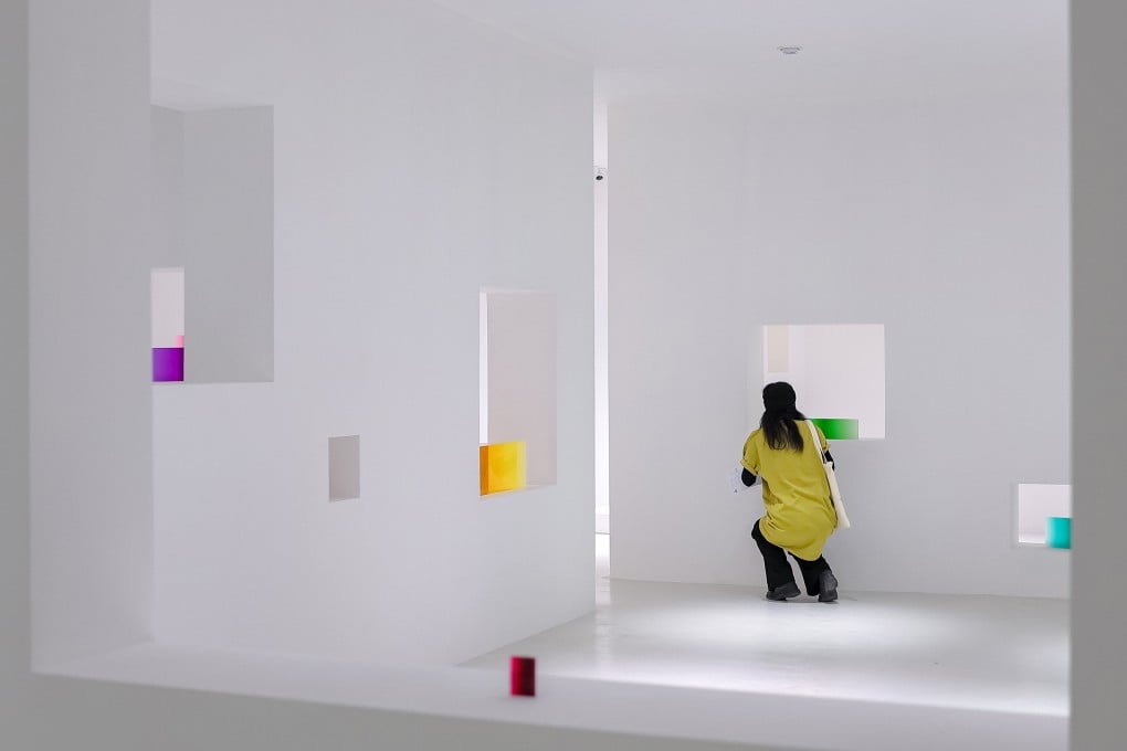 Song Dong’s solo exhibition “To Be or Not to Be” at the Shanghai Museum of Glass. In this show, as well as in others in China and the US, the artist highlights the loss of personal connection that came with restrictions during the Covid-19 pandemic. Photo: Shanghai Museum of Glass