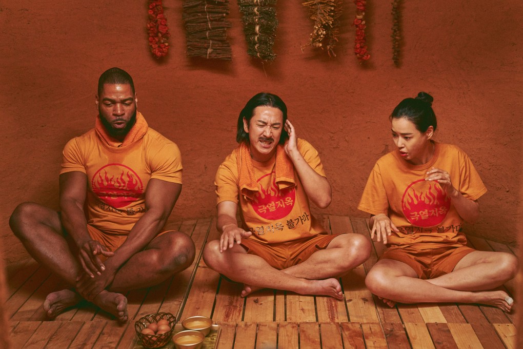 Lee Sun-kyun (centre) and Lee Hanee (right) in a still from “Killing Romance”. Directed by Kee Won-suk, the Korean comedy musical tackles serious issues with a light touch, in between toe-tapping K-pop numbers. Photo: Warner Bros. Korea