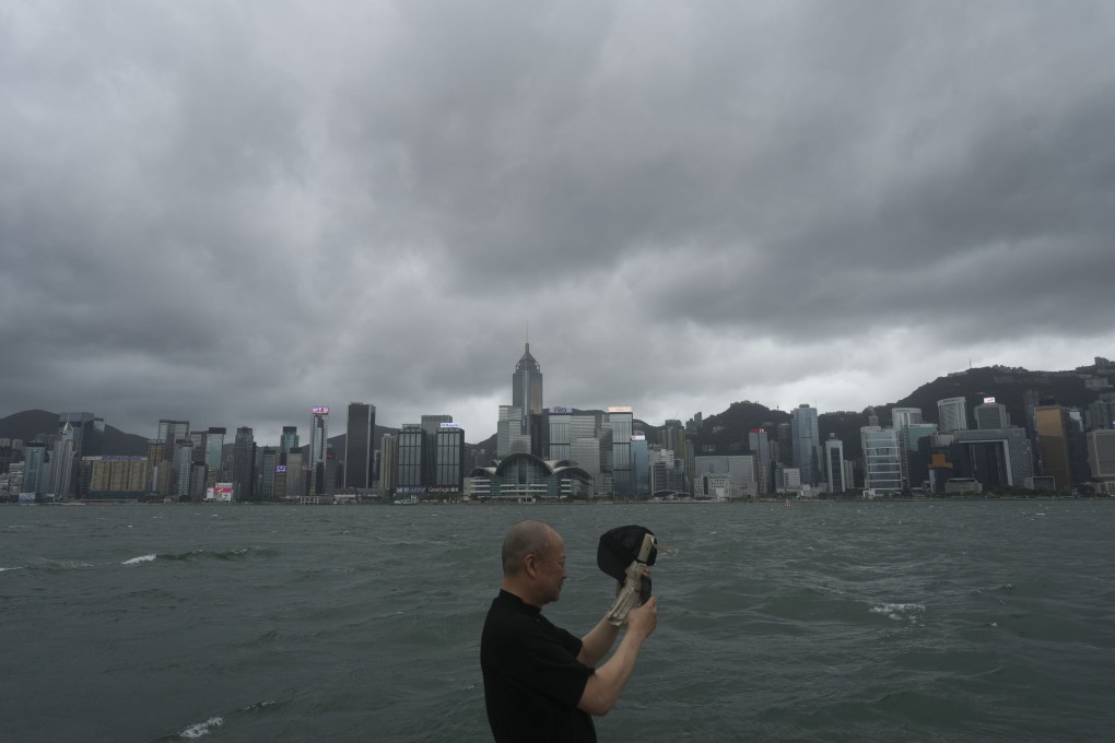 The rain bands from departing Typhoon Talim are expected to bring occasional showers to the city this week. Photo: Sam Tsang