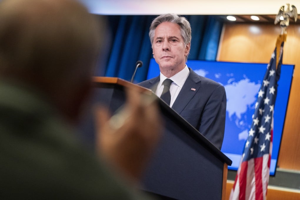 US Secretary of State Antony Blinken met with the CEOs of US chips firms Intel, Qualcomm and Nvidia on Monday. Photo: EPA-EFE/SHAWN THEW