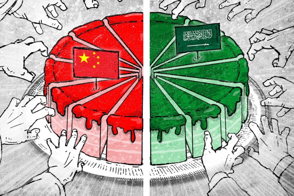 China and Saudi Arabia have repeatedly described bilateral relations as being at “the best stage ever” amid their respective fraying relations with the United States. Illustration: Henry Wong